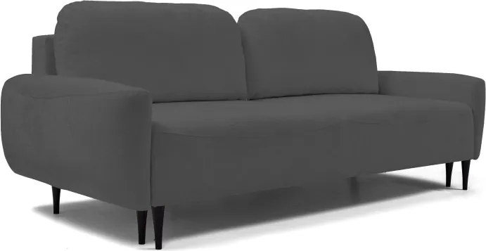 Sofa BOHO z funkcja spania i pojemnikiem GRAFITOWY PERFECT HARMONY 90