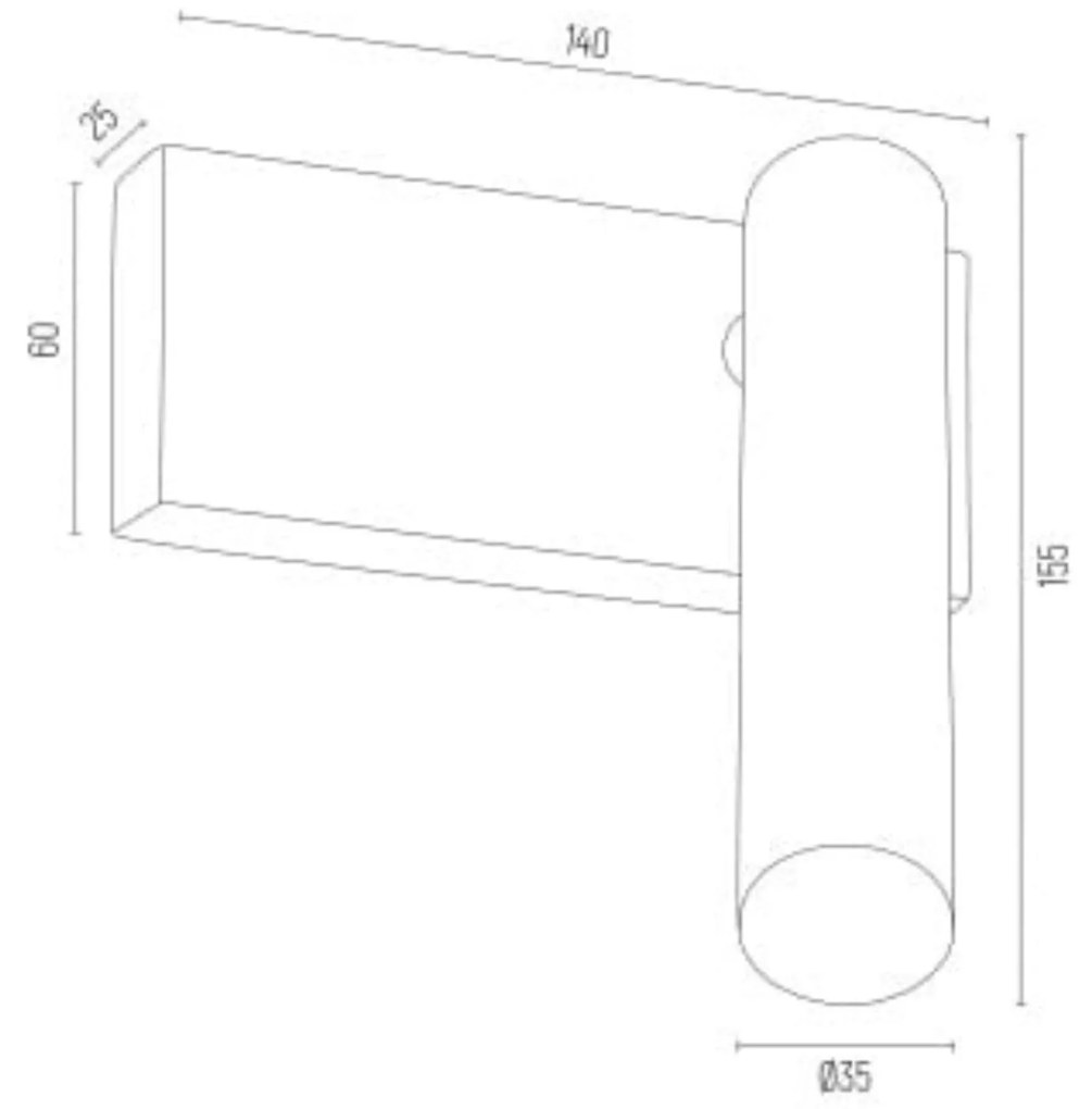 Kinkiet czarny LED STELLO black