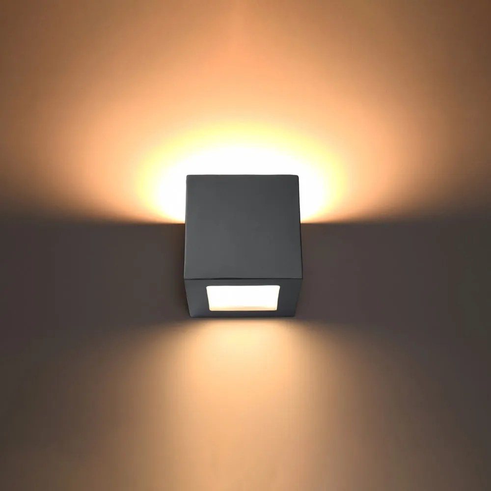 Szary kinkiet Leo – Nice Lamps