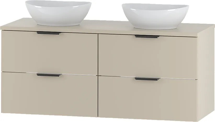 Kaszmirowy Zestaw do Łazienki 120cm Szafka Blat Umywalka Pile