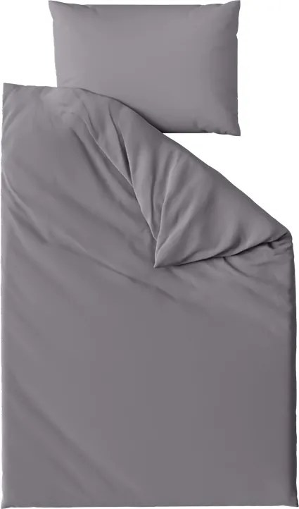 PrzytulneMieszkanie.pl PrzytulneMieszkanie.pl Bawełniana pościel DENYX szara hotelowa kieszeń Rozmiar pościeli: 70 x 90 cm | 140 x 200 cm