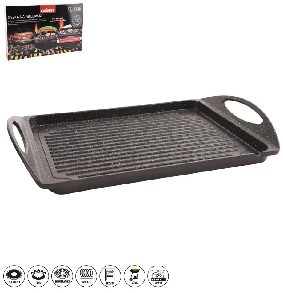 Aluminiowa płyta grillowa 27x42 cm GRANDE – Orion