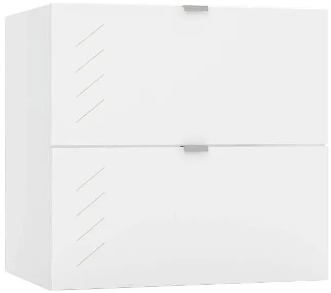 Wisząca szafka łazienkowa z szufladami 60 cm H7-Z53