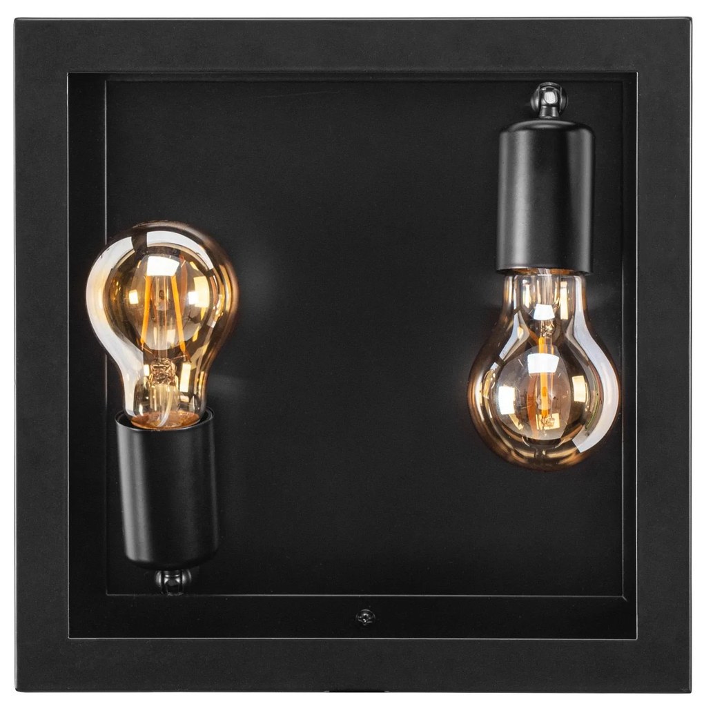LAMPA ŚCIENNA KINKIET APP1305-2W CZARNA