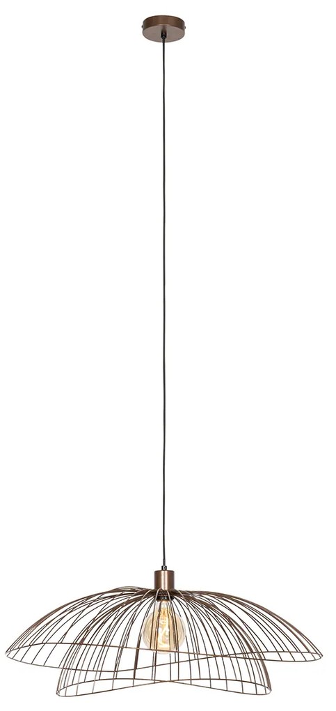 Designerska lampa wisząca brązowa 45 cm - PuaDesignerski Oswietlenie wewnetrzne