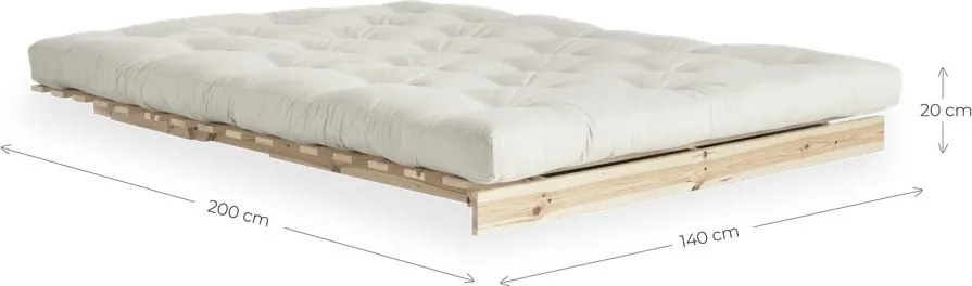 Bordowa rozkładana sofa 140 cm Roots – Karup Design