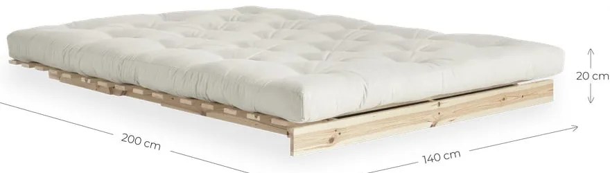 Sofa rozkładana Karup Design Roots Raw/Beige