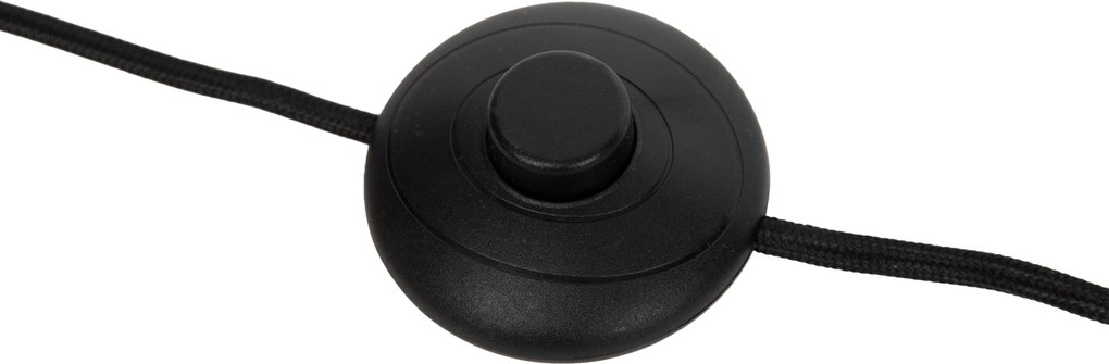 Lampa podłogowa Japandi beżowa z kloszem w kolorze taupe i złotym wnętrzem 50cm - Simplo