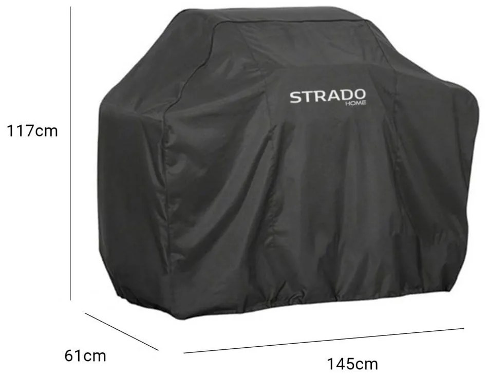 Wodoodporny pokrowiec na grilla/rower Strado 145x61x117
