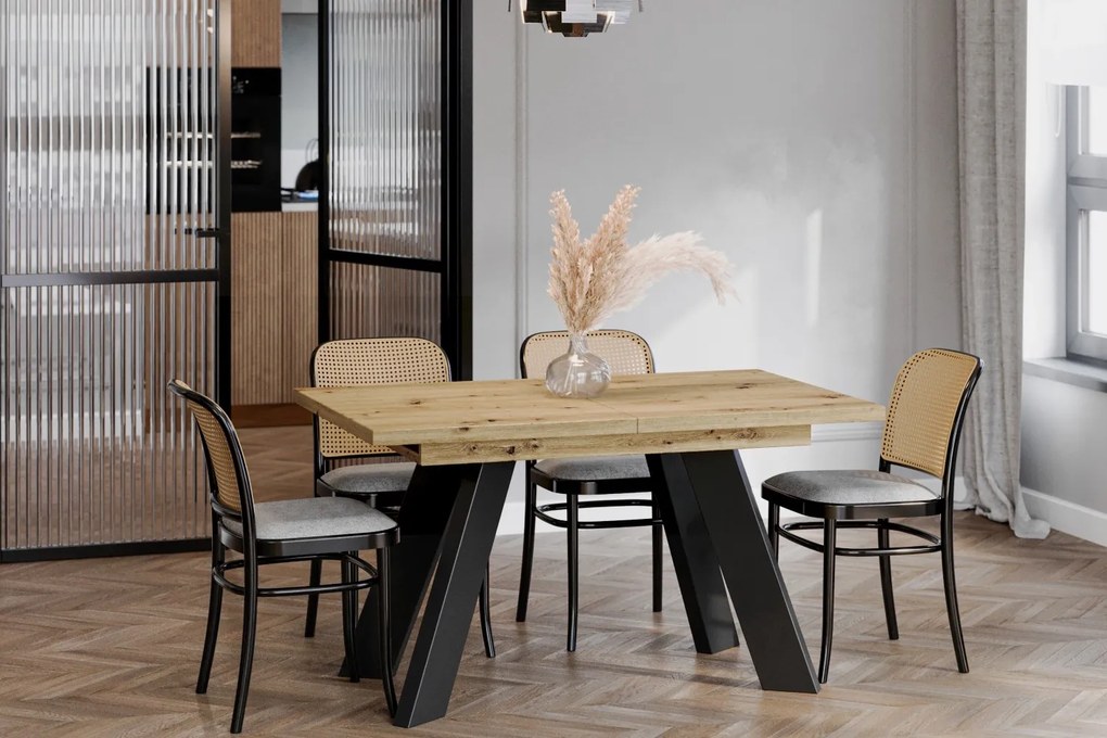 Stół w stylu industrialnym Como rozkładany od 130 do 210 cm
