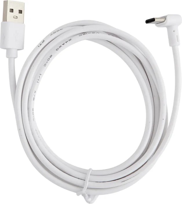 Lampa stołowa biała 50 cm z LED, ściemnialna, IP54, ładowalna - Baby Whale