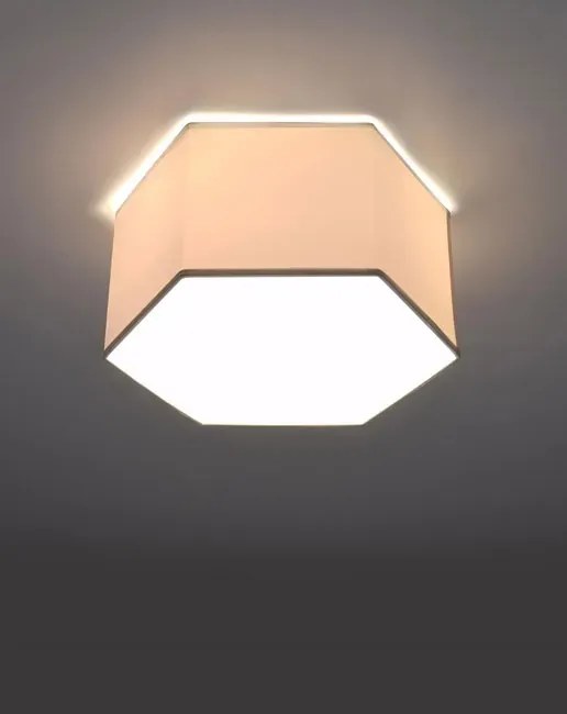 Biały minimalistyczny plafon 15,5 cm - S749-Almos