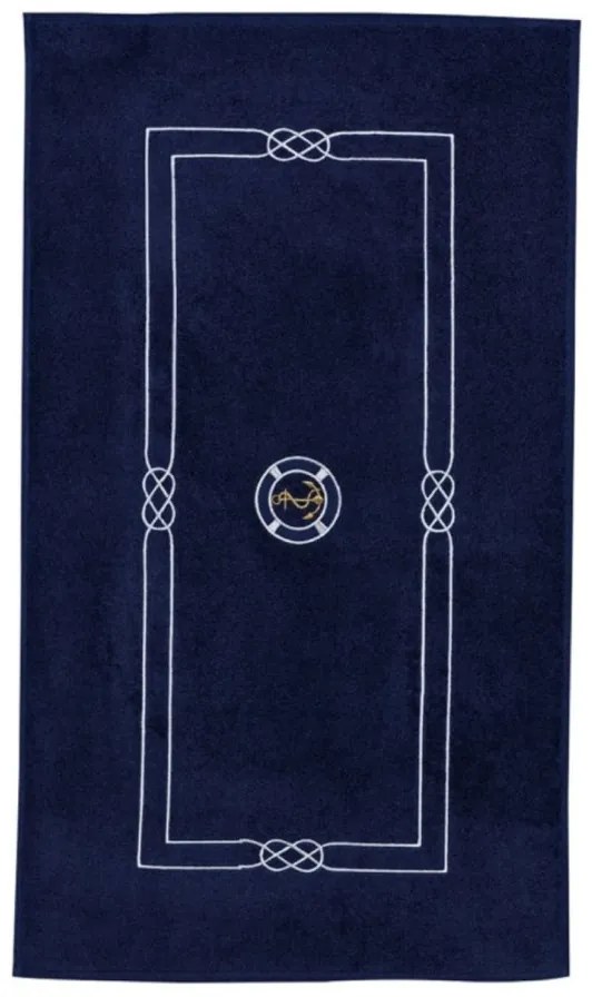 Dywanik łazienkowy MARINE MAN 50x90 cm Ciemnoniebieski