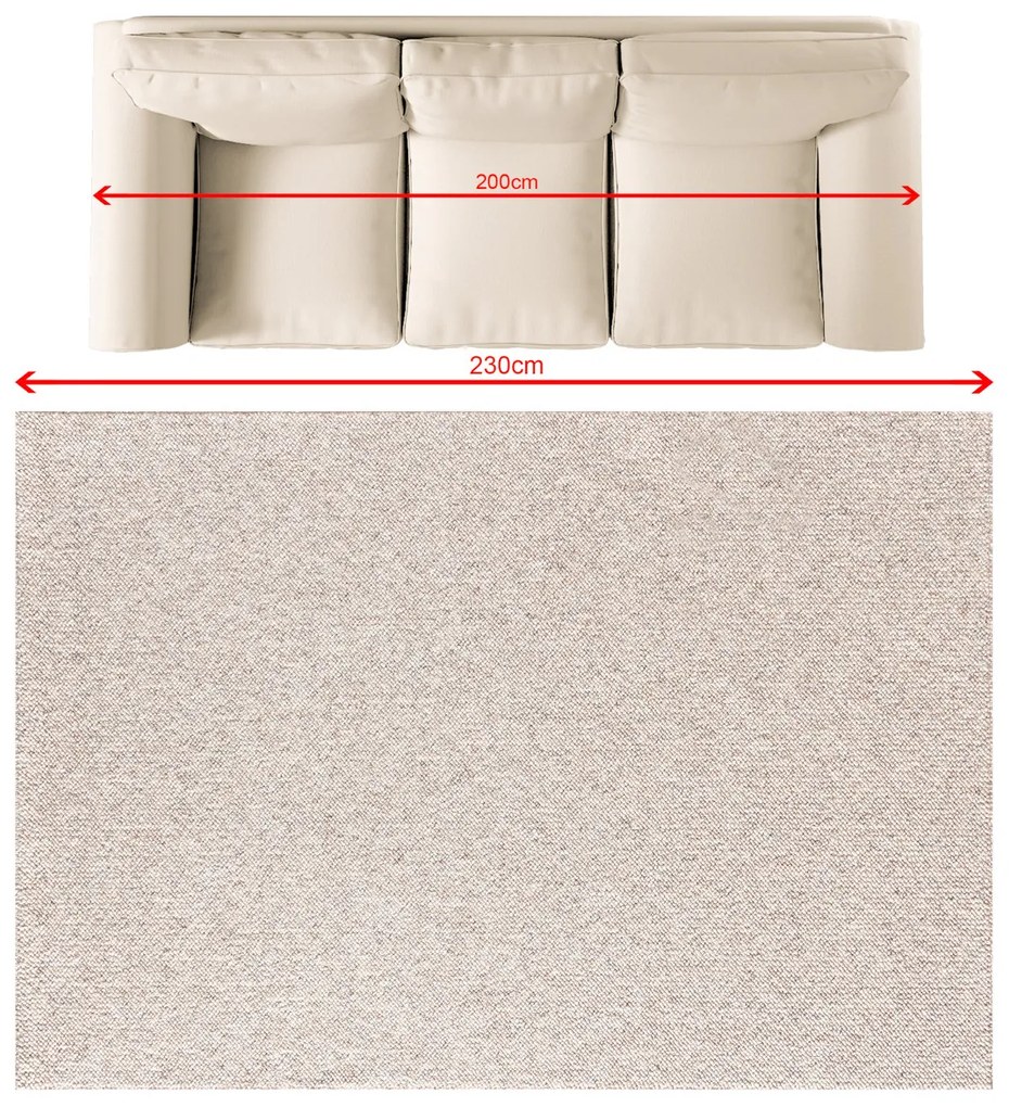 Dywan Solaro beige/grey 160x230 cm