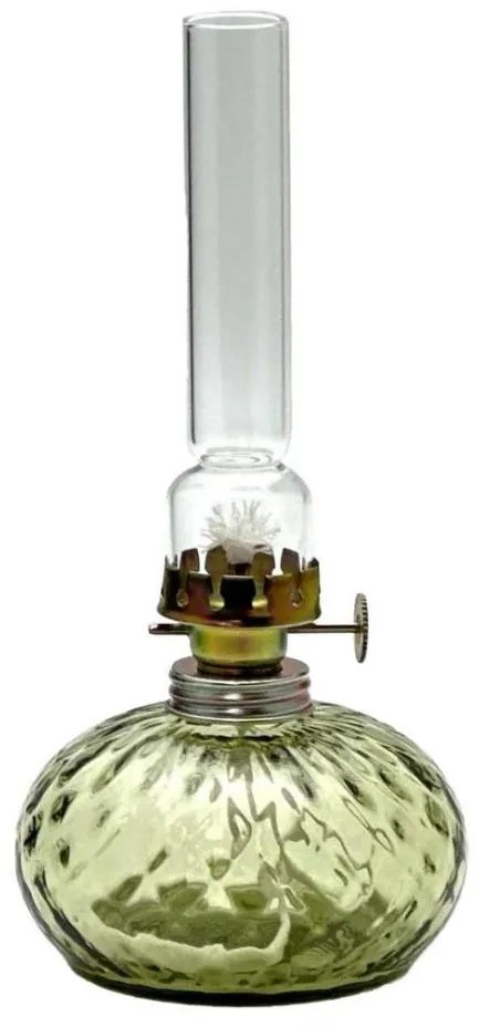 Lampa naftowa ELIŠKA 20 cm leśna zieleń