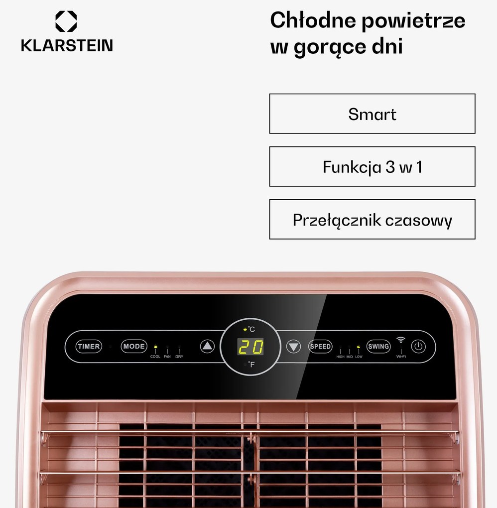 Klarstein Metrobreeze New York Smart klimatyzator przenośny