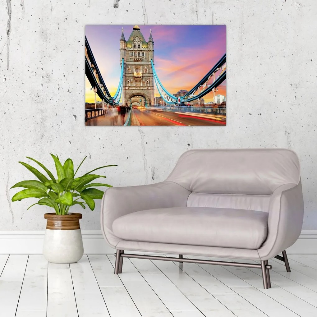 Obraz na szkle - Tower Bridge (70x50 cm)