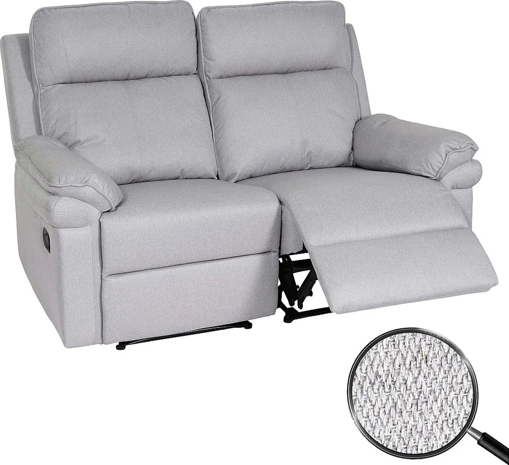 2-osobowy fotel kinowy MCW-L94,  jasnoszary