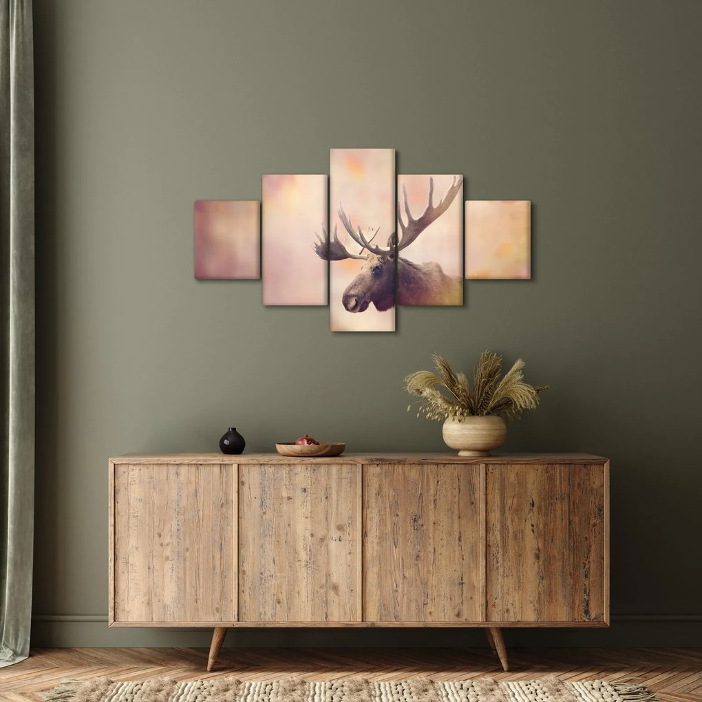 Obraz - Las w jesiennych liściach (125x70 cm)