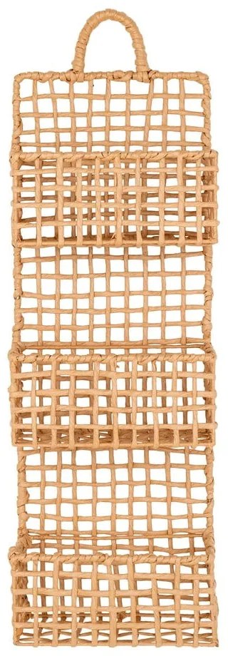 Wielopoziomowa metalowa półka w naturalnym kolorze 25 cm Sines – House Nordic