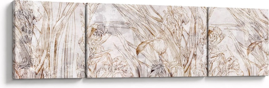 Obraz - Irysy (170x50 cm)