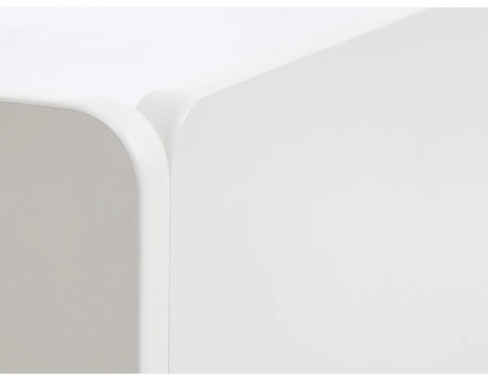 Biała szafka pod TV 160x55x45 cm Bera – Unique Furniture