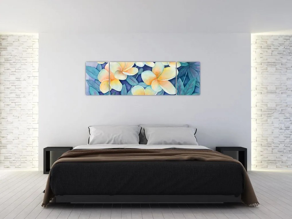 Obraz - Tropikalne krzewy (170x50 cm)