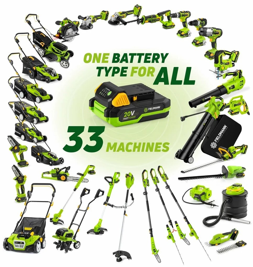 Fieldmann FZP 70505-0 Sekator teleskopowy FASTPOWER 2O V
