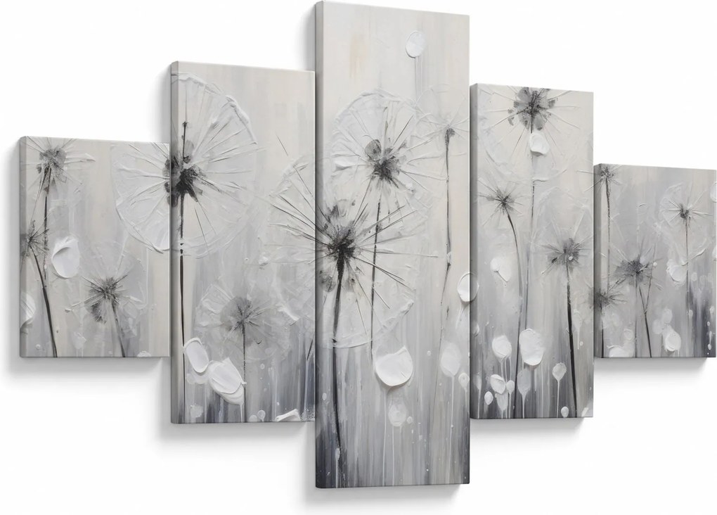 Obraz - Mlecze, malarstwo (125x70 cm)