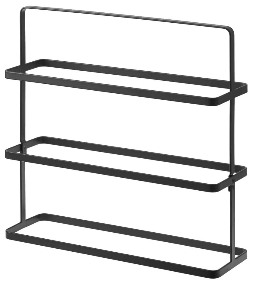 Czarny metalowy regał na buty Tower Shoe Rack – YAMAZAKI