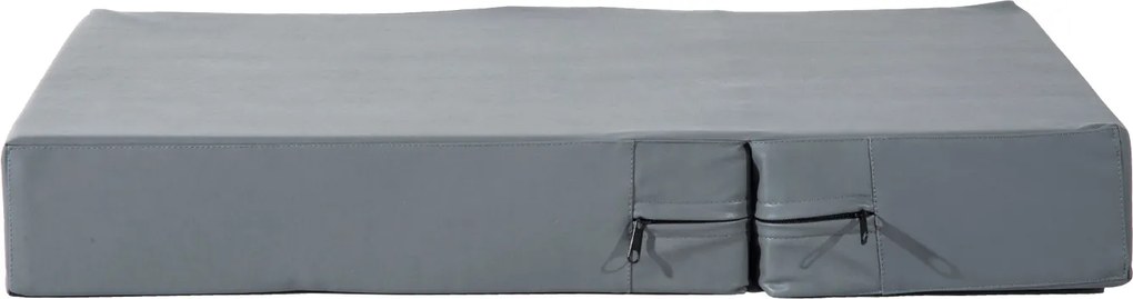 PawHut Schody dla psa kota Schodki podest antypoślizgowe łatwe w czyszczeniu szare 45x39x20cm | Aosom PL