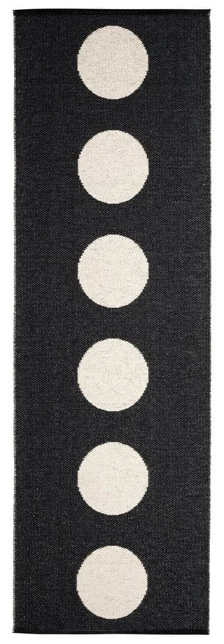 Czarno-biały chodnik odpowiedni na zewnątrz 70x225 cm Vera Black – Pappelina