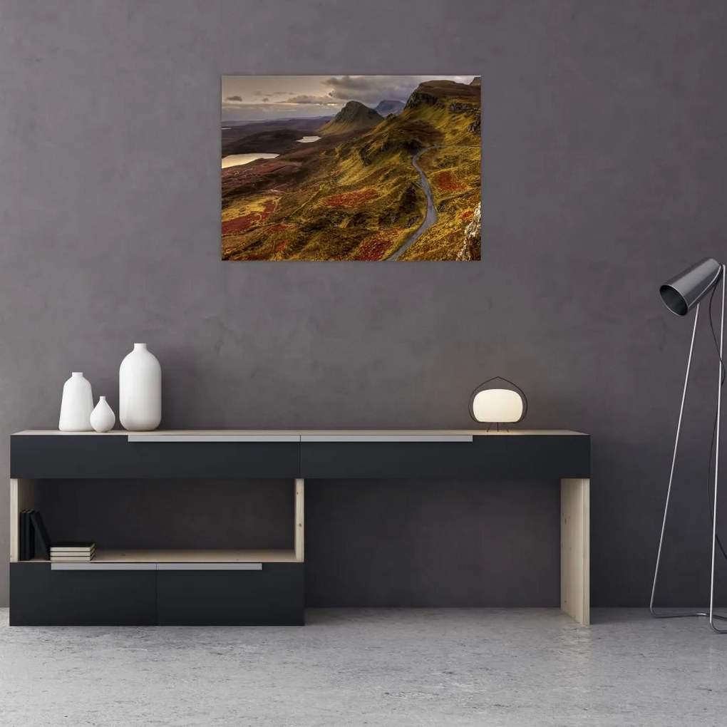 Obraz szkockich gór (70x50 cm)
