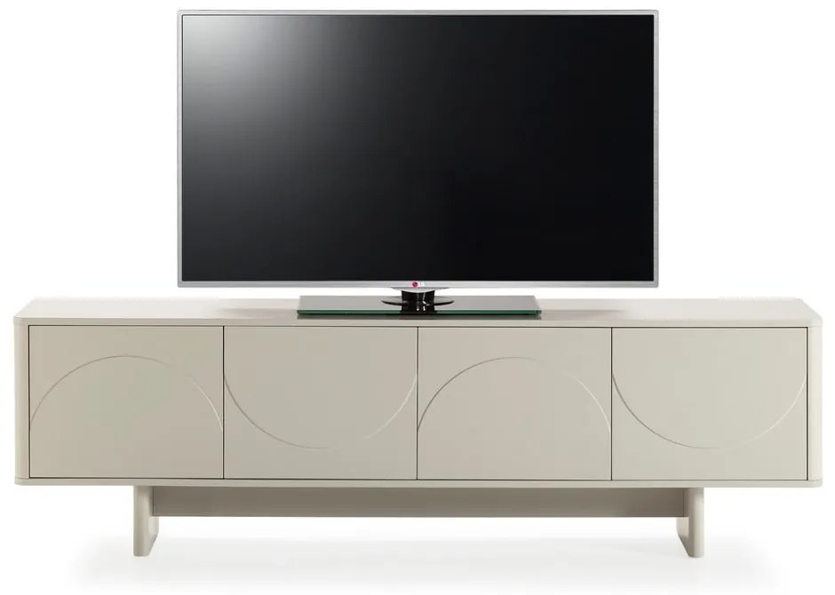 Kremowa szafka pod TV 180x55x40 cm Solei – MOME