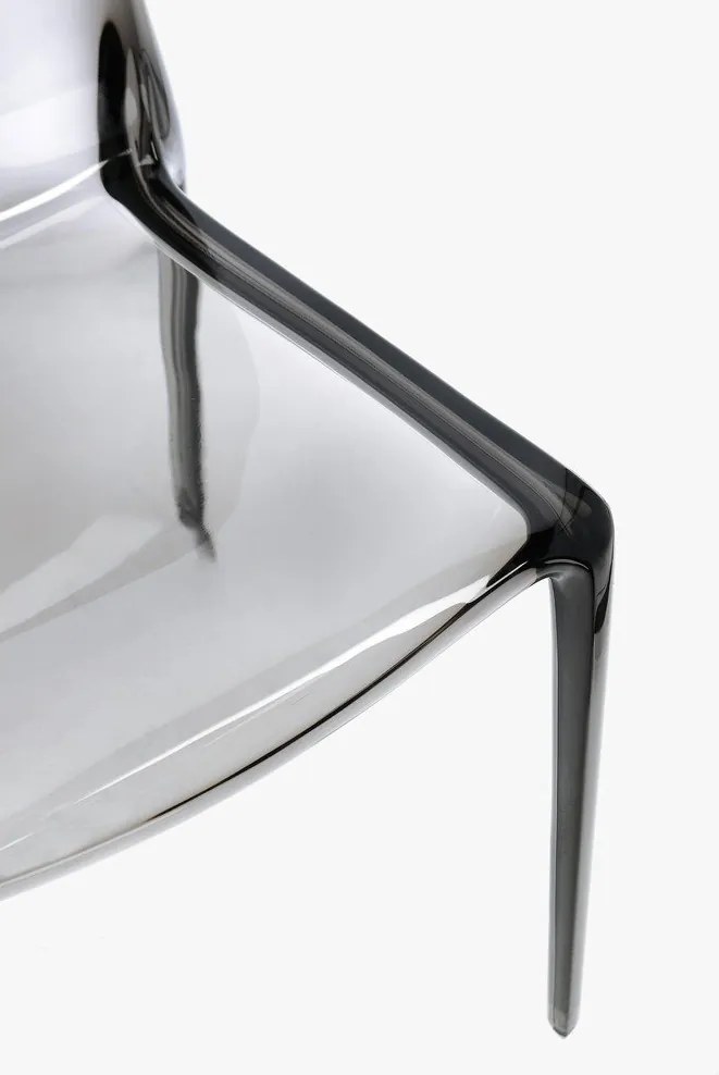 Szare plastikowe krzesło ogrodowe Adele – Bizzotto