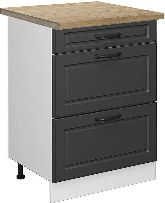 Szafka dolna do kuchni antracytowy domek wiejski 60x60x81.6 r-line