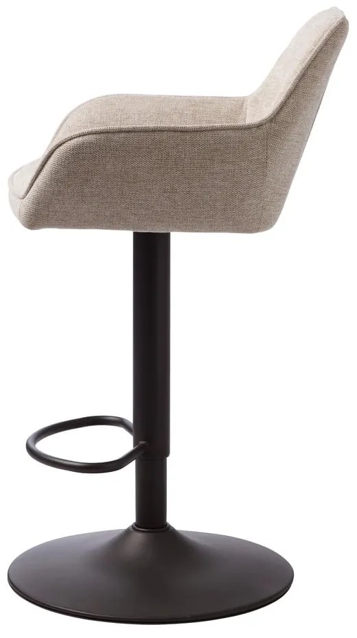 Beżowy hoker z regulowaną wysokością Nolan – Unique Furniture