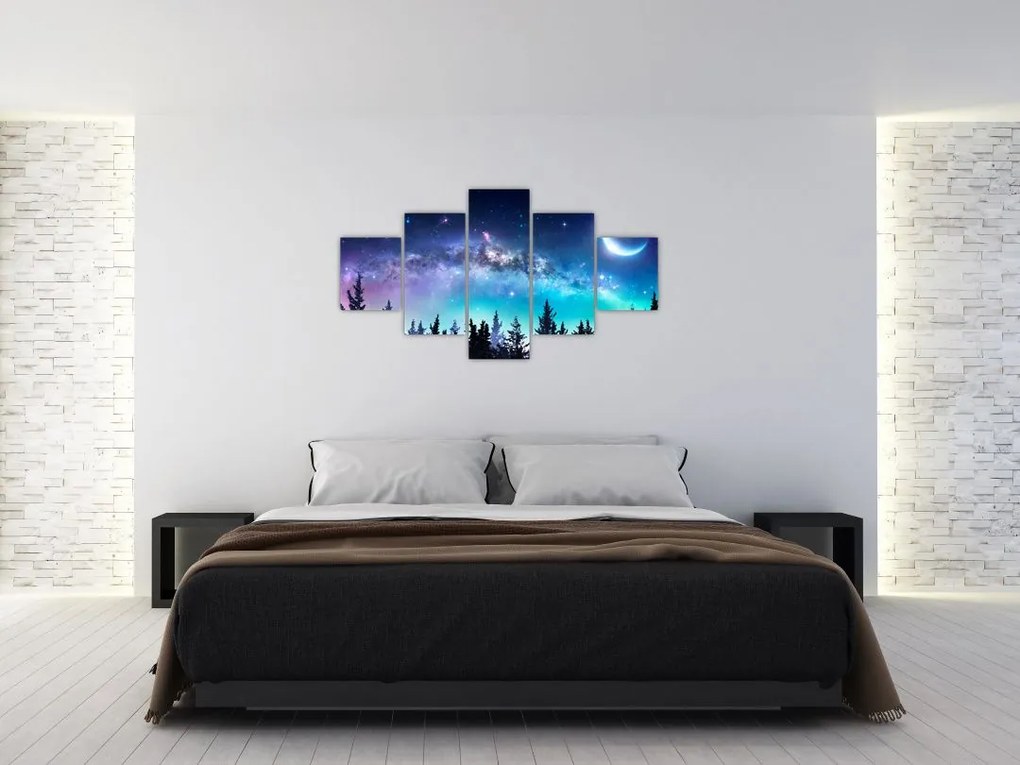 Obraz - Droga Mleczna (125x70 cm)
