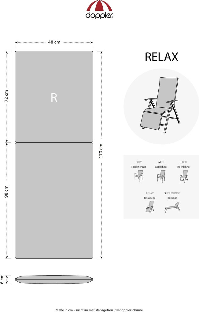 Doppler ELEGANT 2231 relax poduszka na fotel