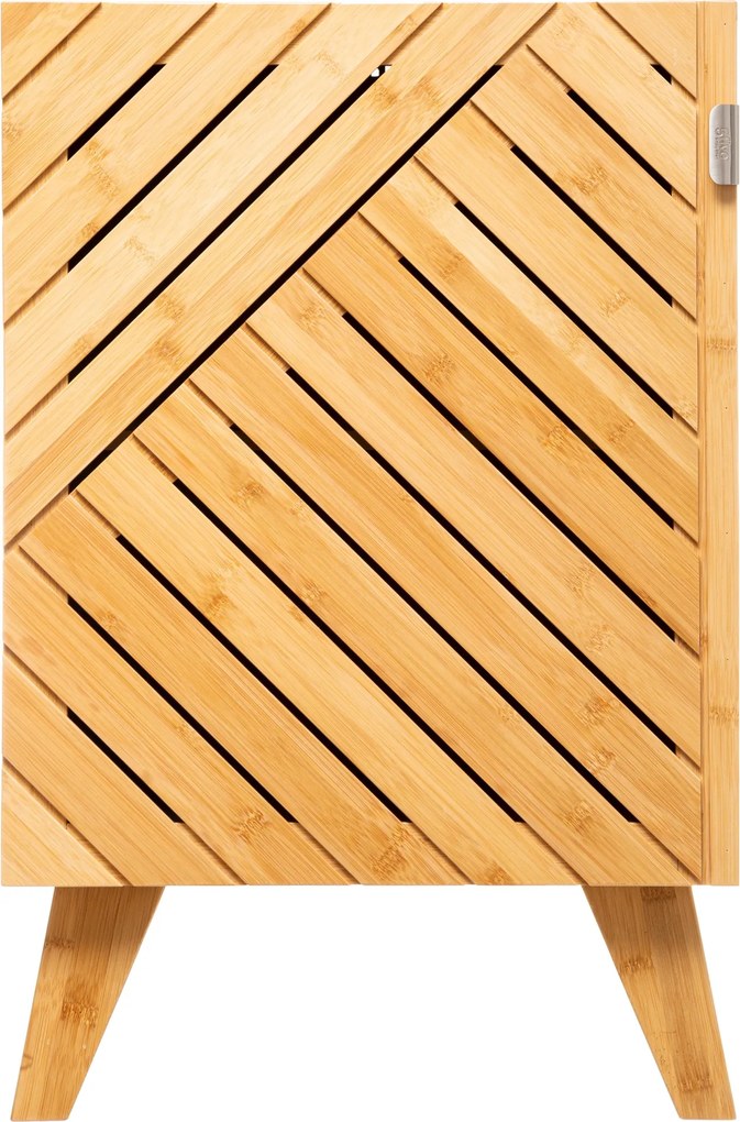Szafka łazienkowa Bath n'modul, zamykana, bambus, 70 cm