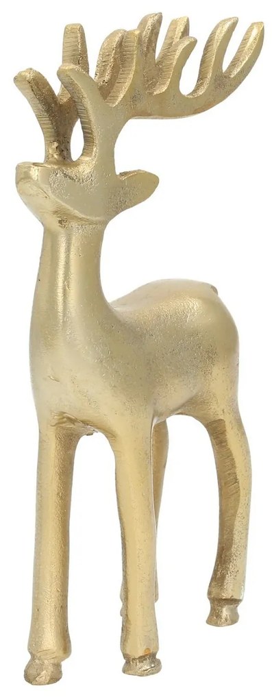 Dekoracja Reindeer 12x3x22 gold