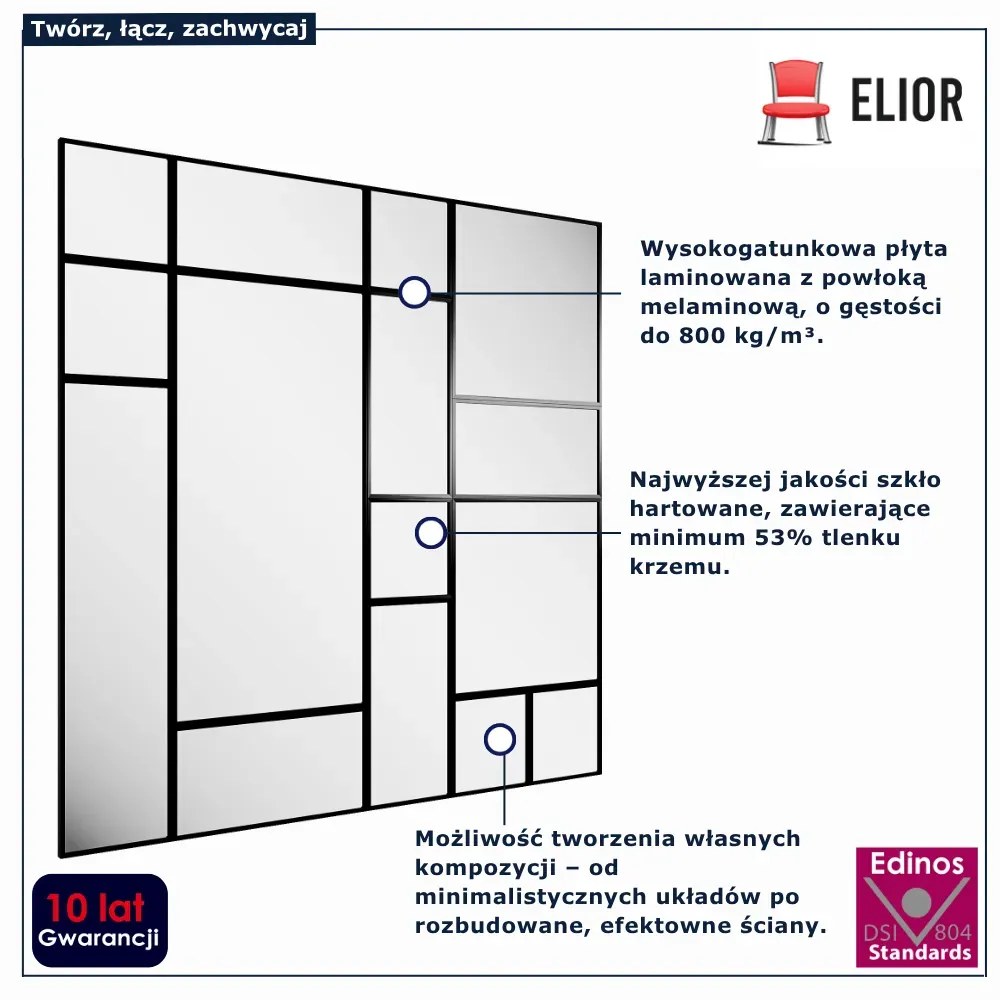 Komplet paneli lustrzanych 210x210 cm T8-E63