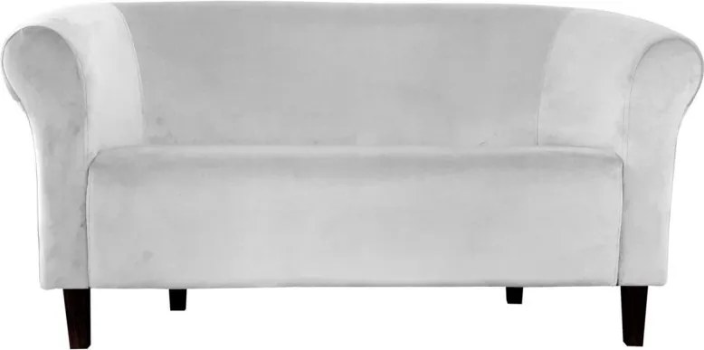 Sofa Milo tkanina Welur wygodna sofa tapicerowana do salonu i poczekalni : Kolor nogi - Venge, Kolor tkaniny - VELVET - MG39, Typ tkaniny - Velvet, Wysokość nogi - 15 cm
