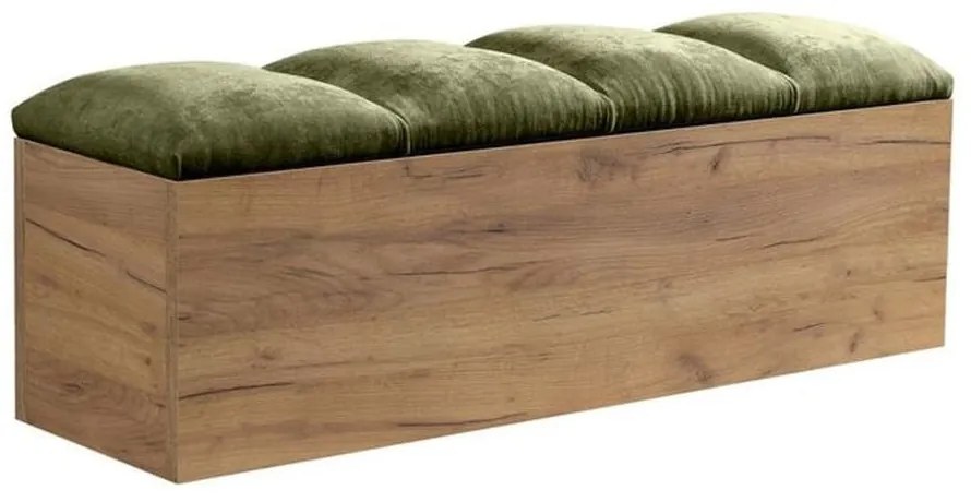 Zielono-naturalna ławka Kumo – Bobochic Paris