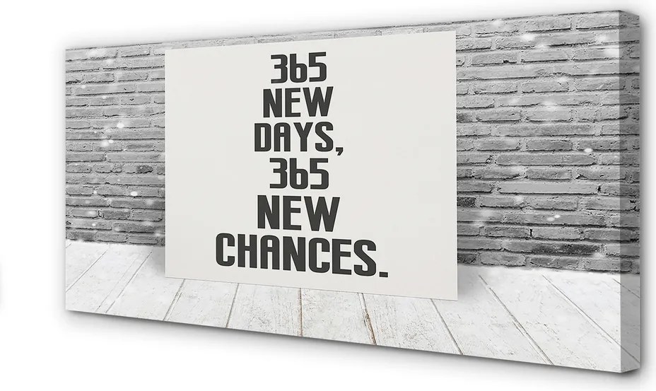 Duży obraz na płótnie Napis na Ceglanym Murze