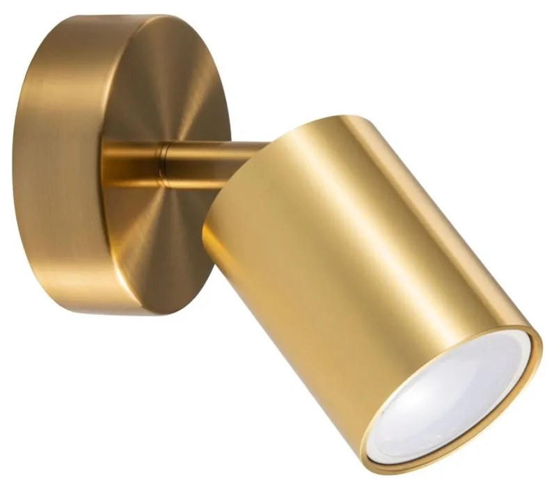 LED RGBW ściemnialna ścienna oprawa punktowa GOLDI 1xGU10/6,5W/230V złota