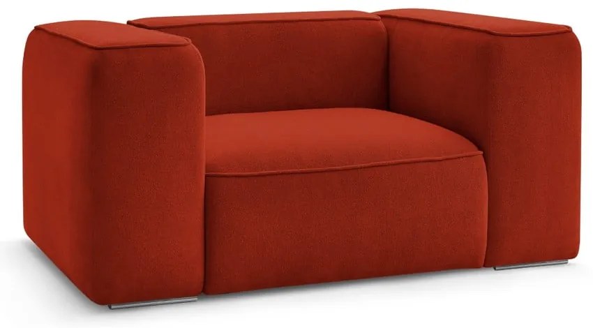 Ceglasty fotel Zephyr – Bobochic Paris