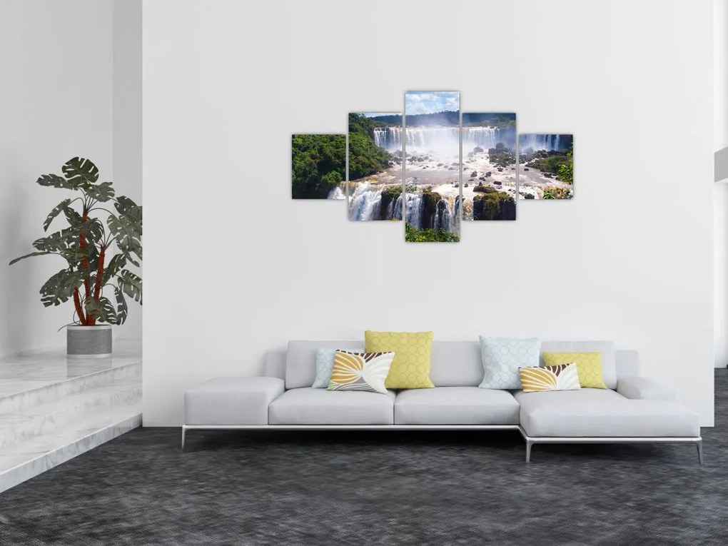 Obraz wodospadu Iguassu (125x70 cm)