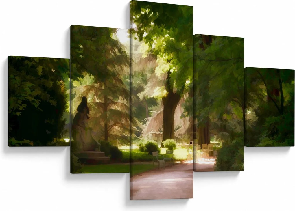 Obraz parku (125x70 cm)