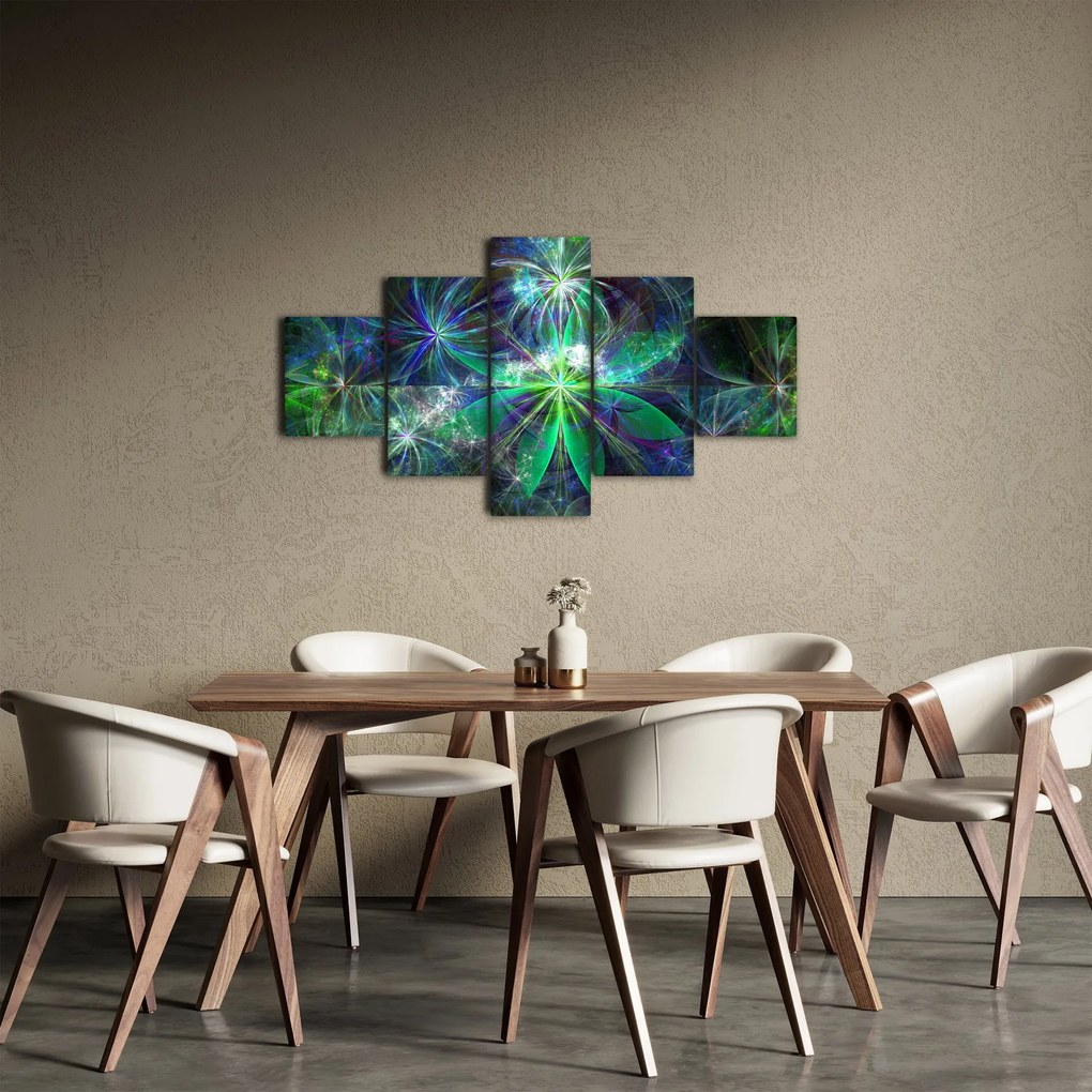 Obraz - Abstrakcyjne kształty geometryczne (125x70 cm)